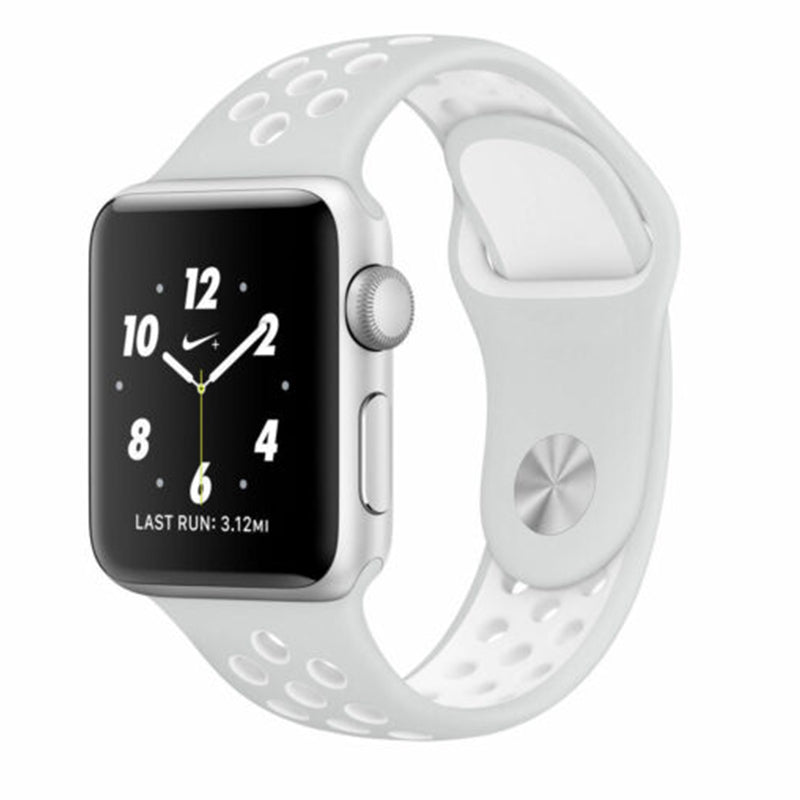 iWatch Sport Band 42"/44"/45"/49" Silver White