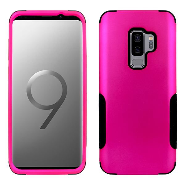 Galaxy S9 Plus Aries Case Hot Pink Black