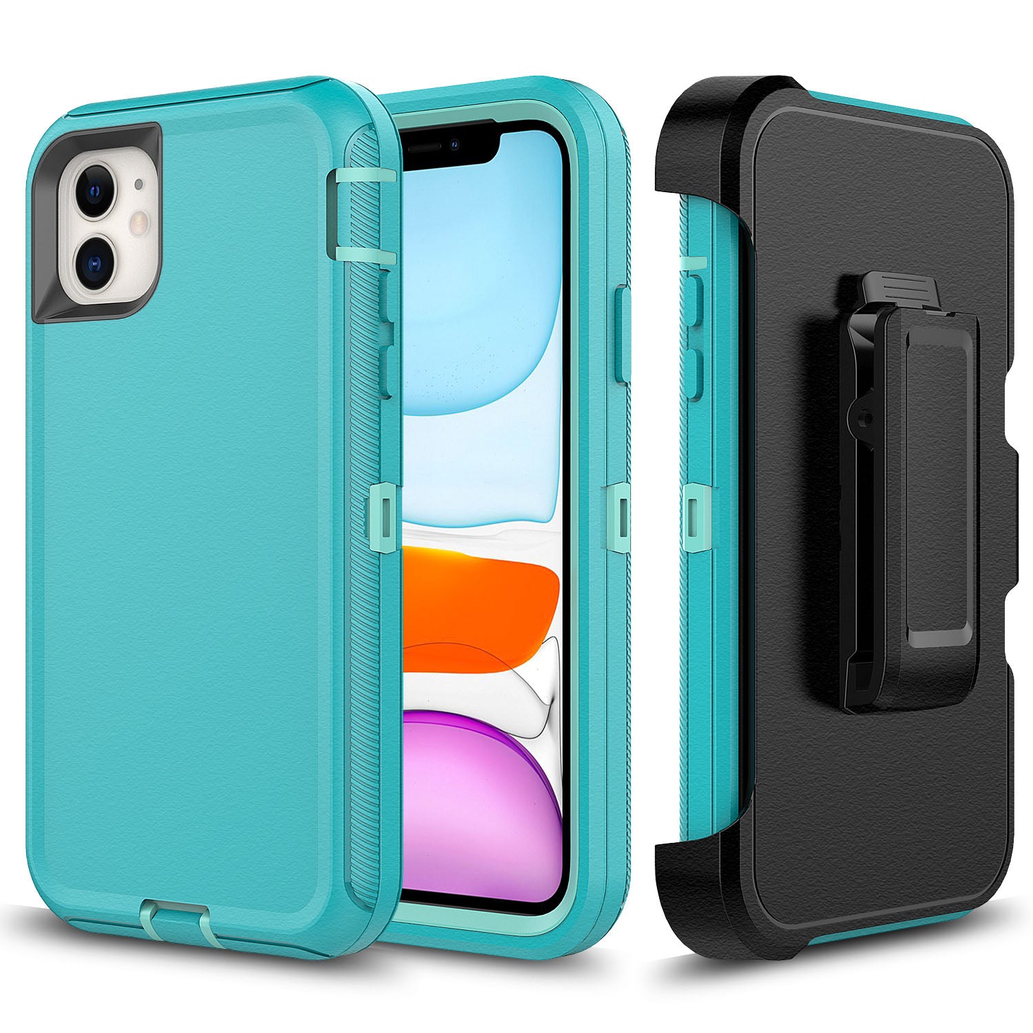 Mint Green iPhone 11 Pro MAX Heavy Duty Case