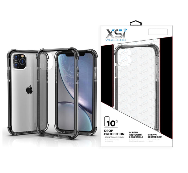 Black iPhone 13 Pro TPU Bumper Ultra Clear Back TPU Shockproof with Package