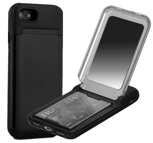 iPhone X/XS C.C Hybrid Mirror Case Black