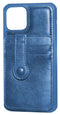 Navy Blue iPhone 11 Pro MAX Back Leather Wallet Case